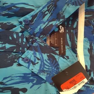 Nike SB all over print button down